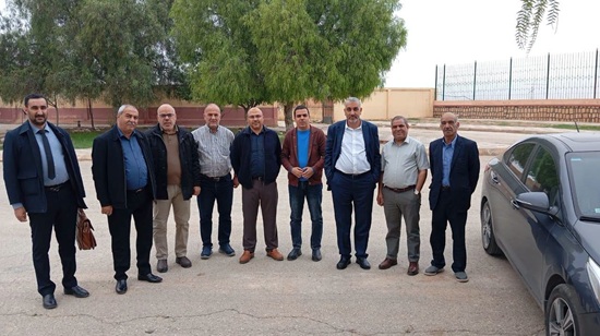 زيارة مدير الجامعة لمركز التكوين المتواصل - الجلفة