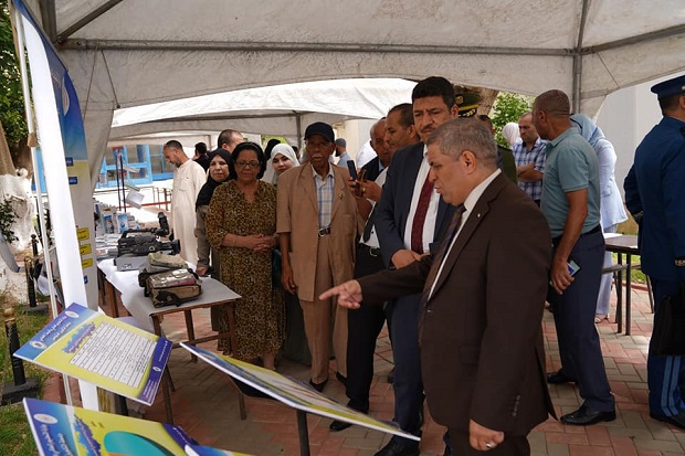  The University Rector, Along with his Guests, Inspects the Exhibition Dedicated to the University’s Start-Ups