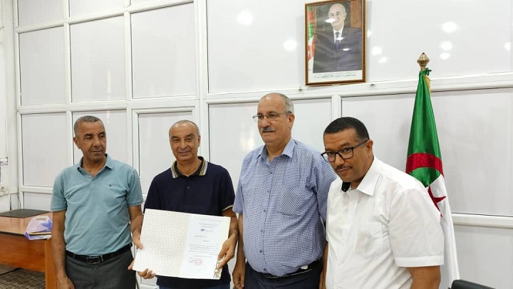  The Appointment of Dr. Boulom Mohamed as the New Director of the Sidi Bel  Abbès Center