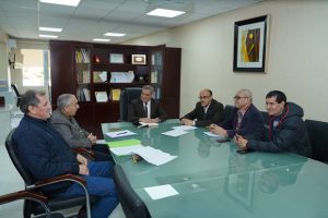 Meeting of the Ranking Committee Regarding Housing Requests for Professors and Employees