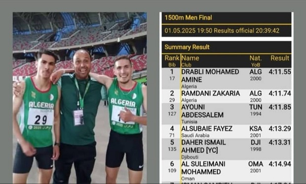 Honorable Achievement for the University of Continuous Education in the 2025 Arab Athletics Championship