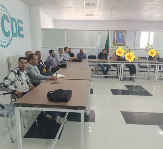 مرافقة متميزة لطلبتنا حاملي المشاريع من تنظيم مركز التكوين المتواصل بولاية تيسمسيلت
