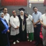 مناقشة مذكرة ماستر لطالبة داخل المستشفى الجامعي بتلمسان